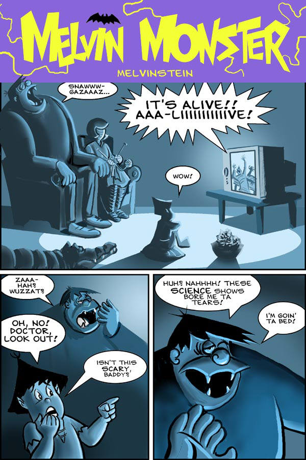 CLICK FOR MELVIN MONSTER IN MELVINSTEIN PAGE 2