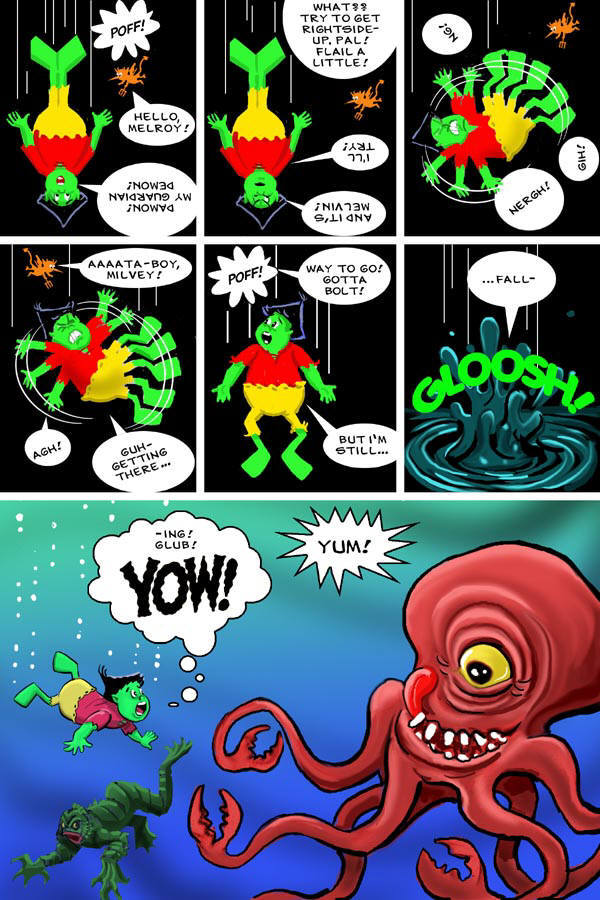 CLICK FOR MELVIN MONSTER IN TEACHER'S PEST PAGE 5