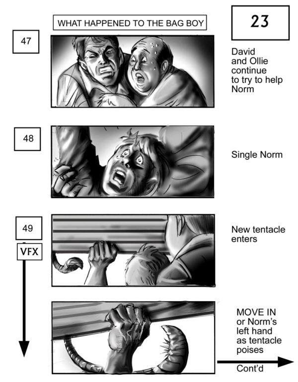 CLICK IMAGE FOR NEXT STORYBOARD FROM THE MIST