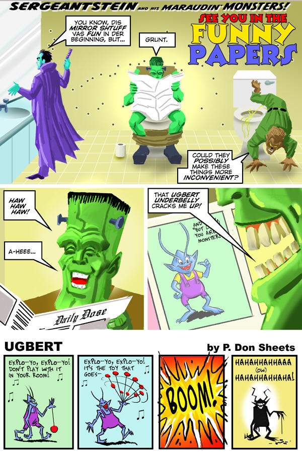 CLICK IMAGE TO PREVIEW PETE VON SHOLLY'S SERGEANTSTEIN: PAGE 4 OF 8